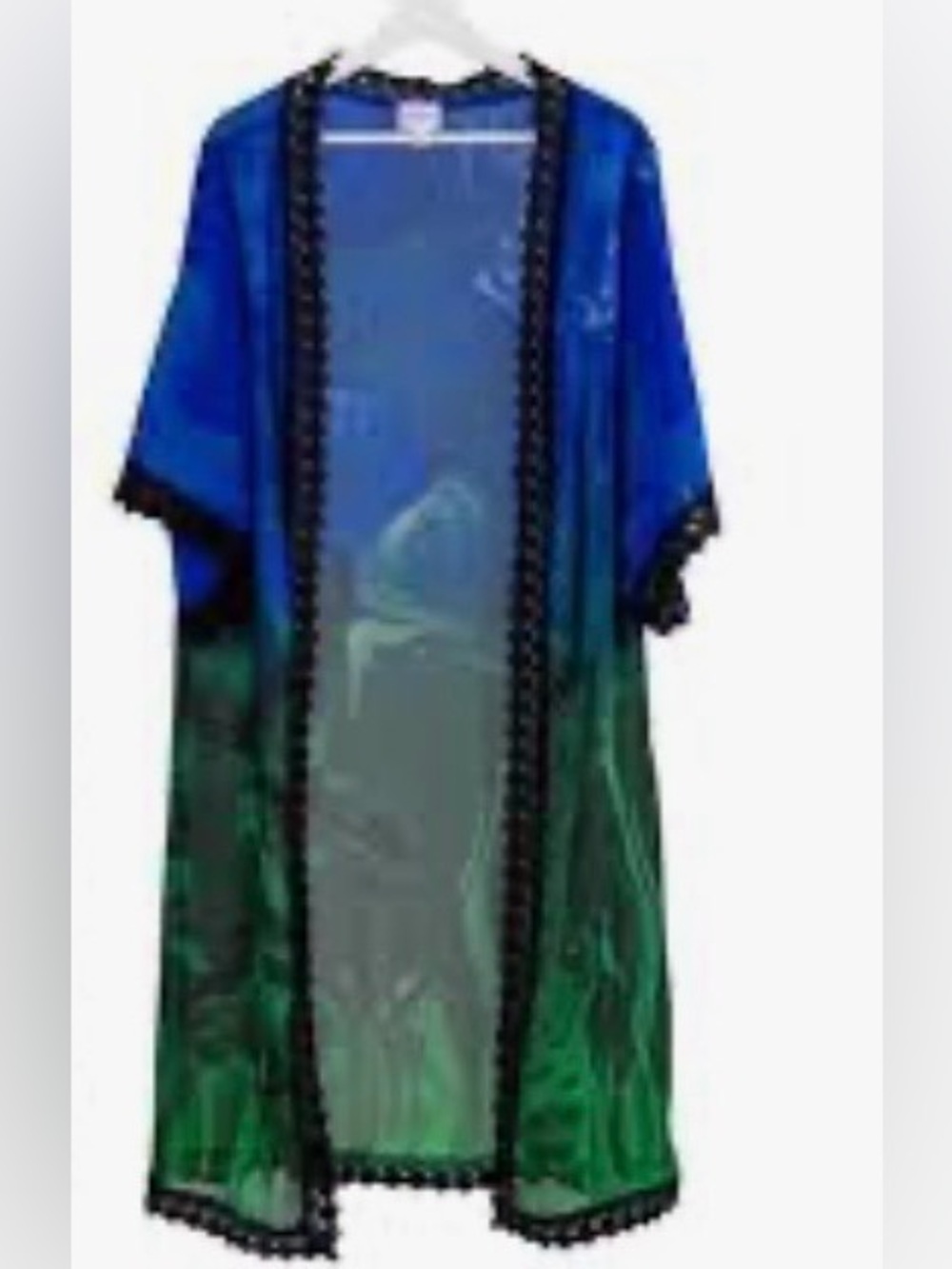 🦋 LuLaRoe Blue and Green Lightweight Kimono